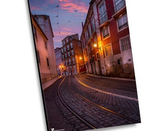 Alfama Lisbon Photography Print, Early Morning Portugal Wall Art