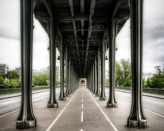 Bir Hakeim Bridge, Paris Canvas Print, Paris Home Decor, Paris Photography Wall Art, Paris Wall Decor, Paris France Photo