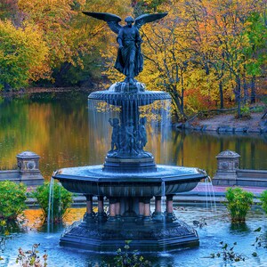 Nothing like a crisp autumn day at Bethesda Fountain