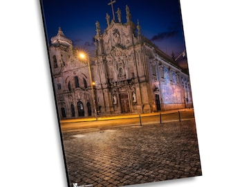 Igreja do Carmo Church Photo, Porto Portugal Wall Art