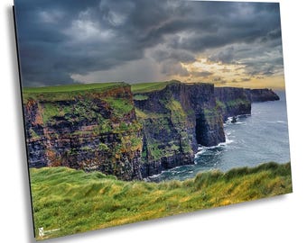 Cliff of Moher, Ireland Photography, Clare County, Travel Photography, Ireland Home Decor, Ireland Wall Art, Irish Charm, Sunset Photography