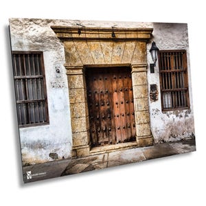 Door Photography Cartagena, Cartegena Colombia Photography, Cartegena Photo, Door Photo, Cartegena Canvas Print, Colombian Home Decor
