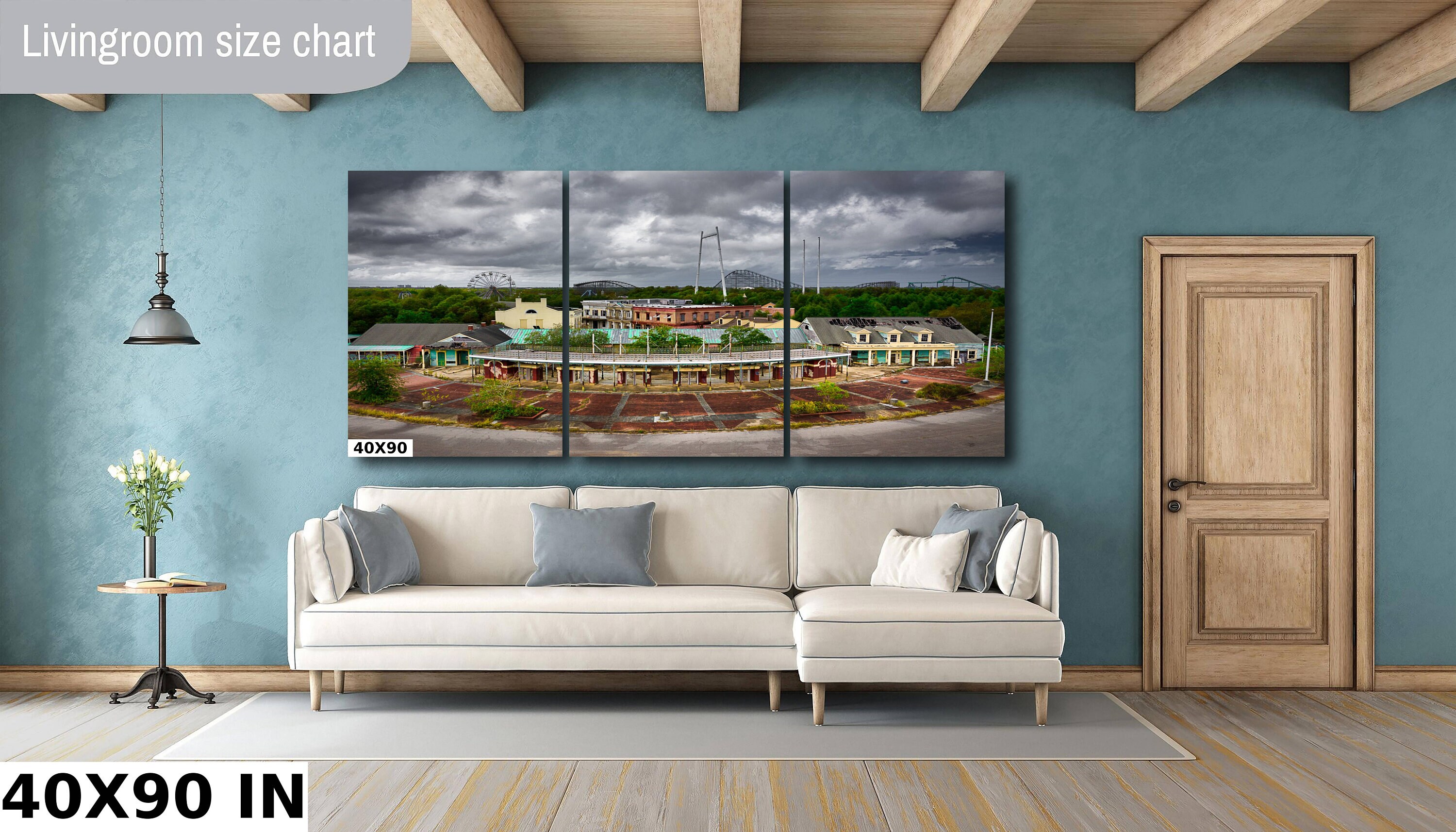 Abandoned Jazzland Six Flags Park, New Orleans Photography Print