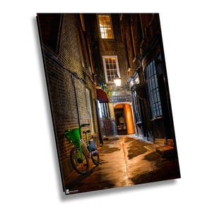 London Photography, London Photo Print, Godwins Court, Covent Gardens, London Poster, Night Photography