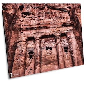 Jordan Photography, Urn Tomb  Petra, Jordan Canvas Print, Petra Jordan, Travel Photography,  Wall Art, Petra Photo, Home Decor, Fine Art