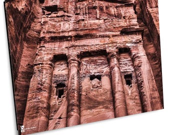 Fotografía de Jordania, Tumba de la Urna de Petra, Impresión en lienzo de Jordania, Petra Jordania, Fotografía de viajes, Arte mural, Fotografía de Petra, Decoración del hogar, Bellas artes