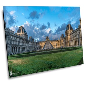 The Louvre Museum, Paris Canvas Print, Paris Home Decor, Paris Photography Wall Art, Paris Wall Decor, Paris France Photo