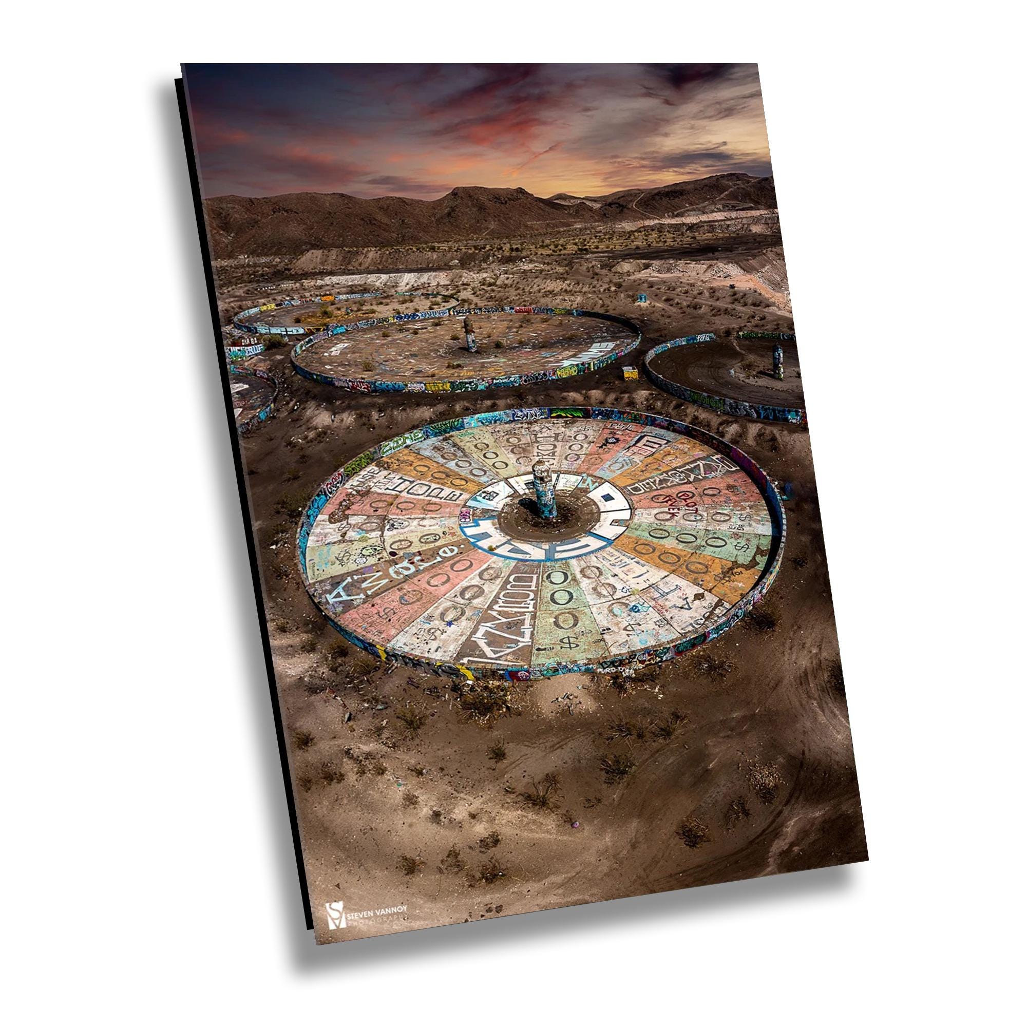 The Wheel of Misfortune, Las Vegas, Desert Art, Game Room