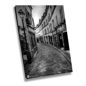 Streets of Montmartre, Paris Canvas Print, Paris Home Decor, Paris Photography Wall Art, Paris Wall Decor, Paris France Photo