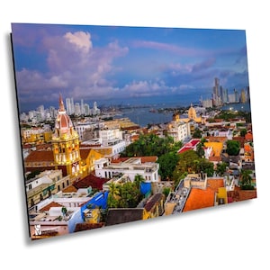 Blue Hour Cartagena, Cartegena Colombia Photography, Cartegena Photo, Colombia Wall Art, Cartegena Canvas Print, Colombian Home Decor