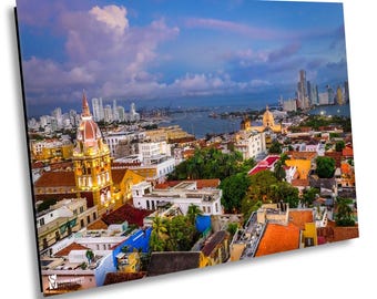 Blue Hour Cartagena, Cartegena Colombia Photography, Cartegena Photo, Colombia Wall Art, Cartegena Canvas Print, Colombian Home Decor