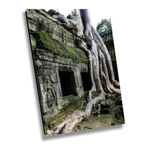 Ta Prohm Tempel, Kambodscha, Kunstdruck auf Leinwand, Fotografie, große Wandkunst, Reisefotografie, Bayon Style Home Decor, Angkor Wat