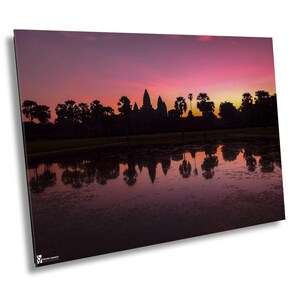 Sunrise at Angkor Wat Tempel Kambodscha, Leinwand Druck, Fine Art Fotografie, große Wandkunst, Reisefotografie, Bayon Style Home Decor