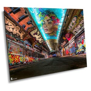 London Photography, London Photo Print , Leake Street Arches, Waterloo Station, London Poster, London Graffiti, South London Photo