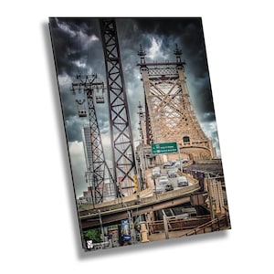 New York City Photo, Queensboro Bridge & Roosevelt Island Tram, NYC Cityscape, NYC Canvas Print, New York City Wall Art,  NYC Home Decor