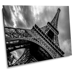 Eiffel Tower in Black and White, Paris Canvas Print, Paris Home Decor, Paris Photography Wall Art, Paris Wall Decor, Paris France Photo