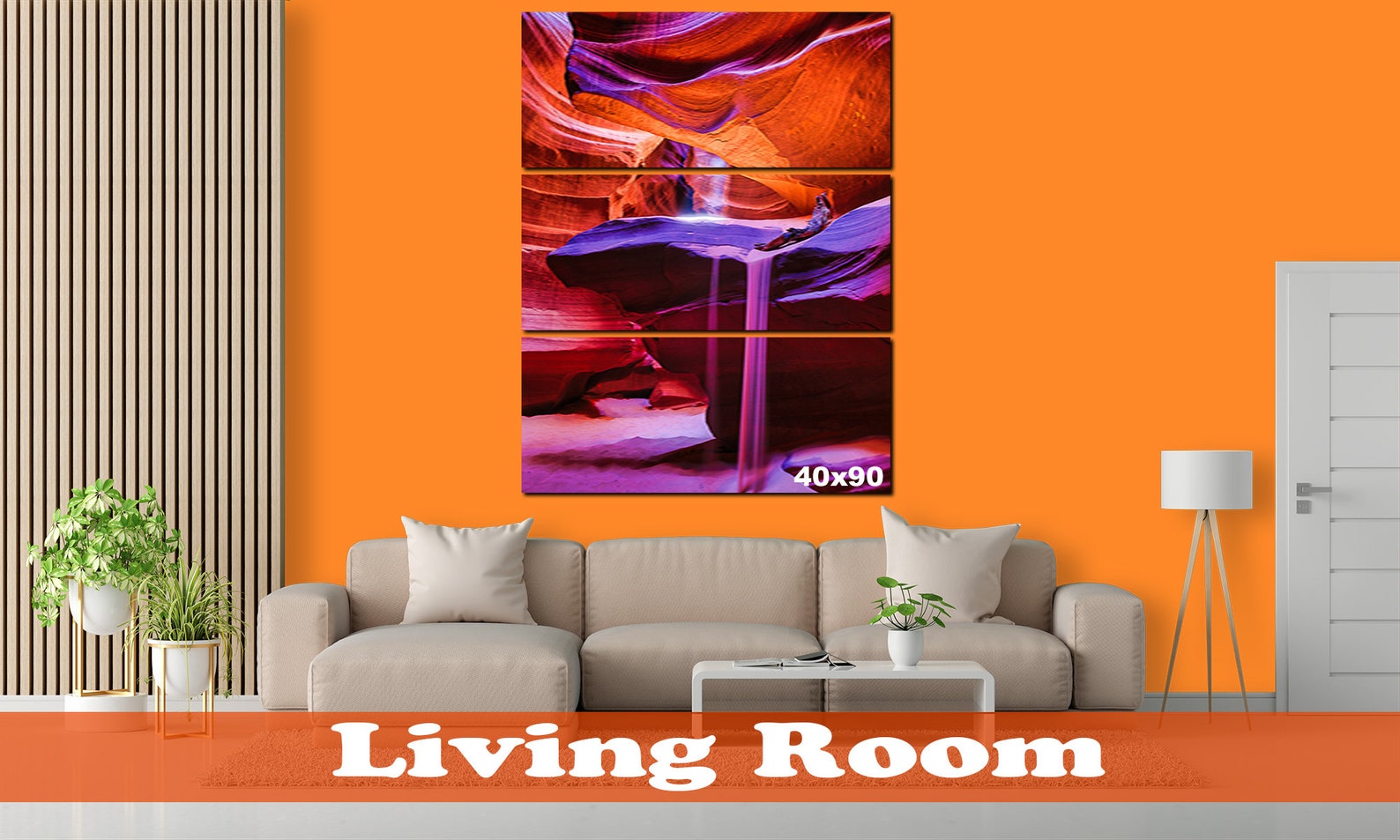 Sandfall Canvas Print - Antelope Slot Canyon Desert View - Etsy