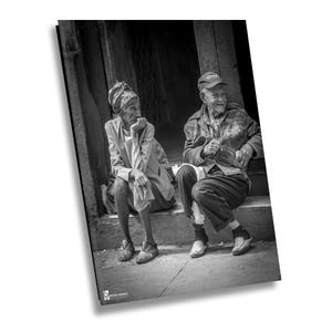 Cuban Photos, Cuban Man & Woman Havana, Cuba Photo, Havana Decor,  Fine Art Photography, Havana Streets, Havana Cuba Photo, Canvas Print