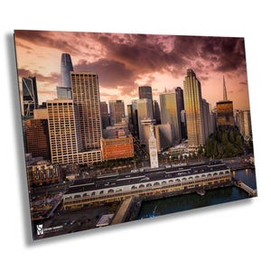 The Port of San Francisco California,  Wall Art Canvas Print, Fine Art Canvas Poster Wall, Canvas Wall Art Home Decor, Travel Photography