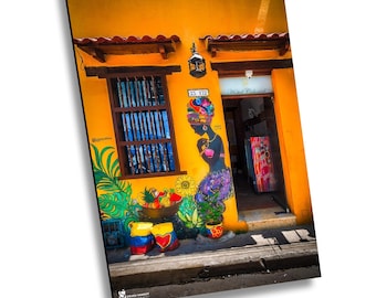 Getsemani Storefront, Cartegena Colombia Photography, Cartegena Photo, Colombia Wall Art, Cartegena Canvas Print, Colombian Home Decor