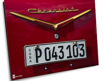 Havana Cuba Photo, Classic Chevrolet, Car Home Decor