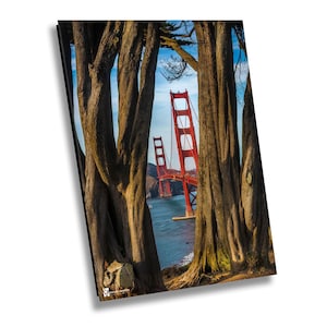 Golden Gate Bridge, San Francisco California,  Wall Art Canvas Print, Fine Art Canvas Poster Wall, Canvas Wall Art Home Decor