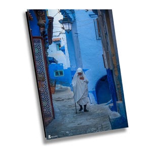 Chefchaouen Morocco, Morocco Photography, Canvas Wall Art, Travel Photography, Moroccan Home Decor, Blue City Landscape, Africa Photography