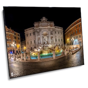 Fontana di Trevi Rome, Italy Canvas Print, Italy Photo, Rome Italy Home Decor, Italy Photography Wall Art, Italy Wall Decor, Italy Poster