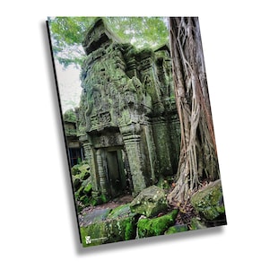 Ta Prohm Tempel, Kambodscha, Kunstdruck auf Leinwand, Fotografie, große Wandkunst, Reisefotografie, Bayon Style Home Decor, Angkor Wat