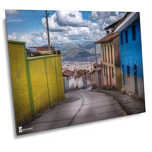 Peru Photography, Cusco Peru Street Photography Sacred Valley, Canvas Print, Peru Fine Art, Peru Photo, Travel Photography