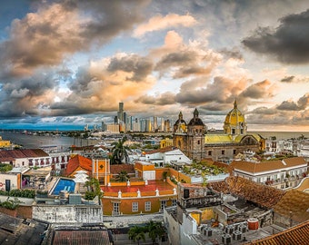 Beautiful Cartagena, Cartegena Colombia Photography, Cartegena Photo, Colombia Wall Art, Cartegena Canvas Print, Colombian Home Decor