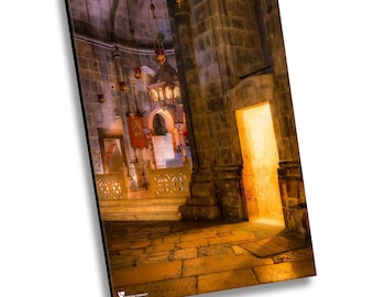 Church of the Holy Sepulchre, Old City Christian Quarter, Jerusalem Wall Art, Holy Land Photo, Jerusalem Canvas Print, Jerusalem Home Decor