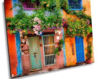 Door Photography Cartagena, Cartegena Colombia Photography, Cartegena Photo, Door Photo, Cartegena Canvas Print, Colombian Home Decor