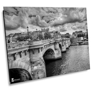 Pont Neuf Bridge in Black and White, Paris Canvas Print, Paris Home Decor, Paris Photography Wall Art, Paris Wall Decor, Paris France Photo