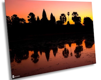 Angkor Wat Sunrise Temple Print, Cambodia Photography, Large Wall Art