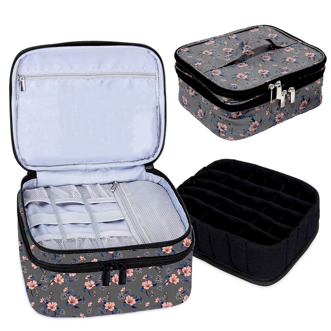 Portable Travel Nail Polish Bag for Women Nail Polish Etsy