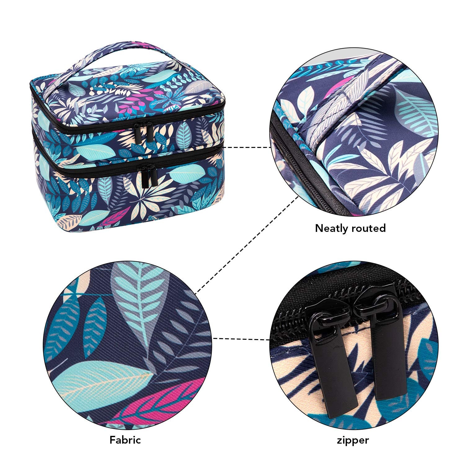 Portable Nail Polish Carrying Case Holds 30 Bottles Double Etsy UK