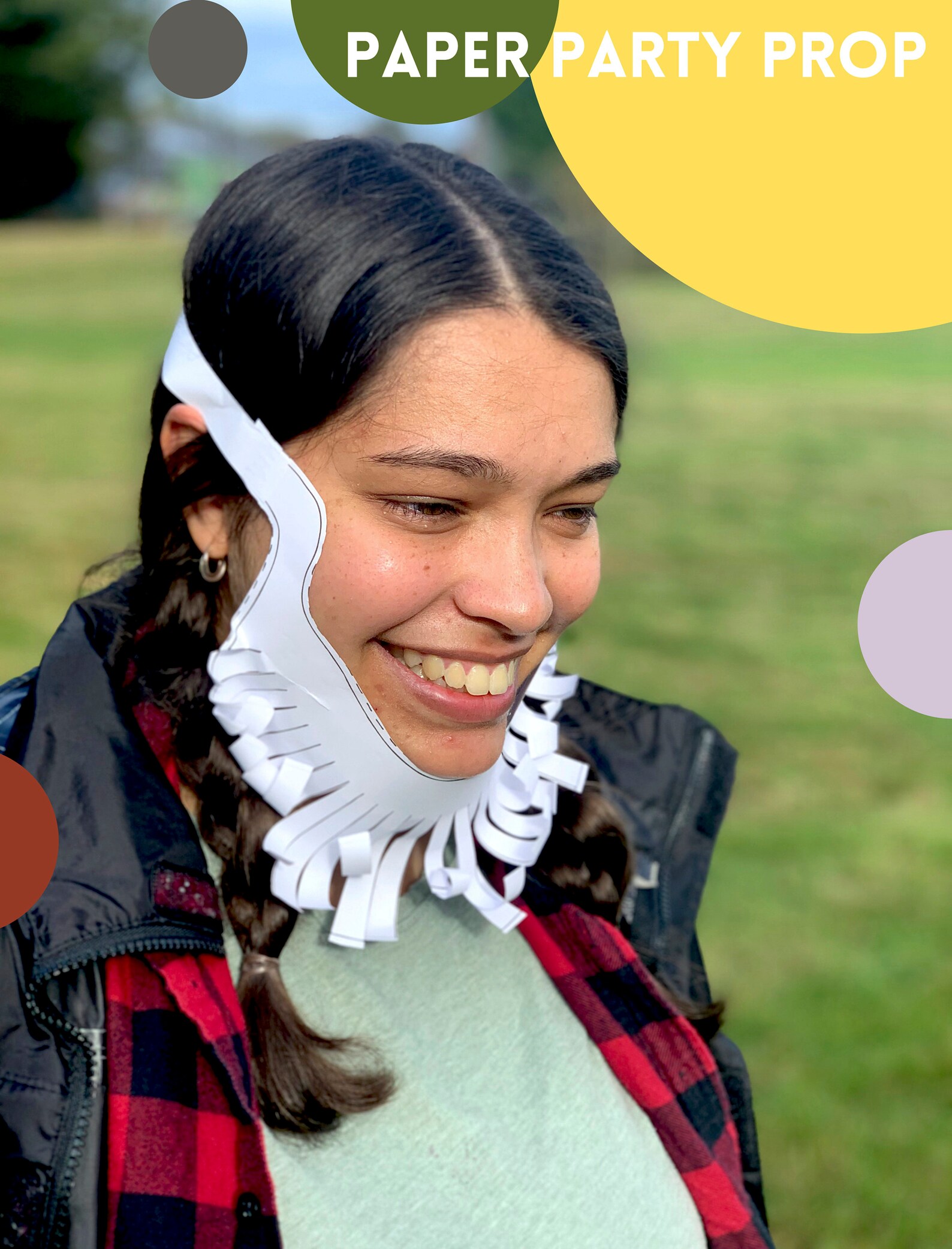 Printable Paper Beard Mask – Funny Costume Prop (PDF) - Etsy UK