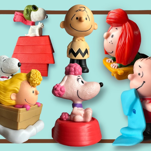 The Peanuts Movie Snoopy & Charlie Brown  2015 McDonald's Happy Meal Toys You Pick