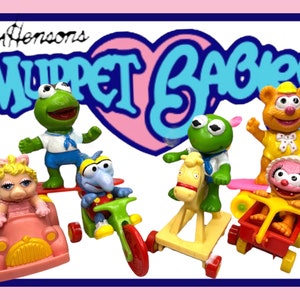 Vintage “Muppet Babies” 1989 McDonalds Happy Meal Toys Jim Henson Muppet Action Figures - You Pick