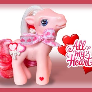 All My Heart G3 édition spéciale Saint-Valentin My Little Pony G3 Pied magnétique 3D Cutie Mark 2007 Hasbro