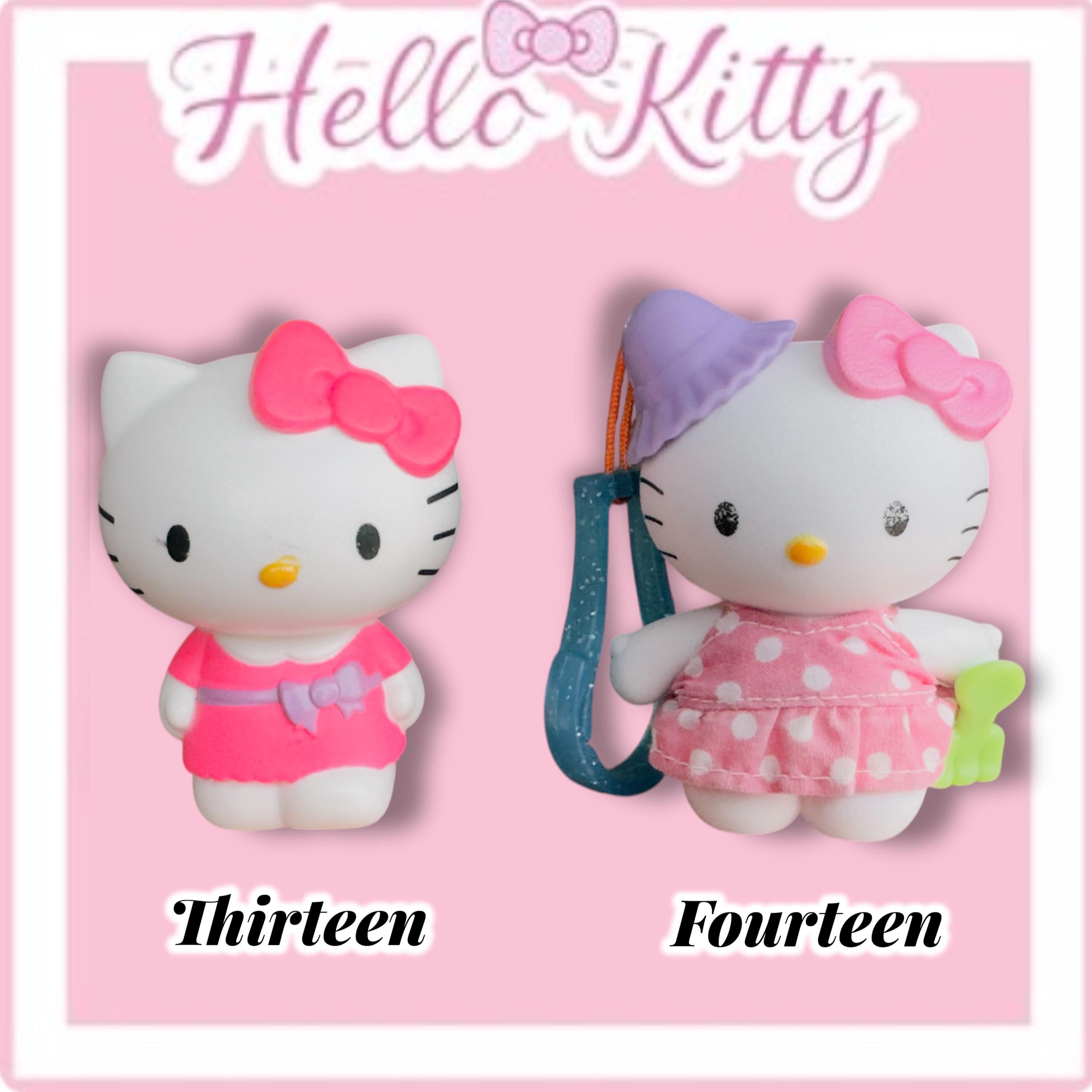 Hello Kitty Mcdonald's Happy Meal Collectable Figures 2000's You