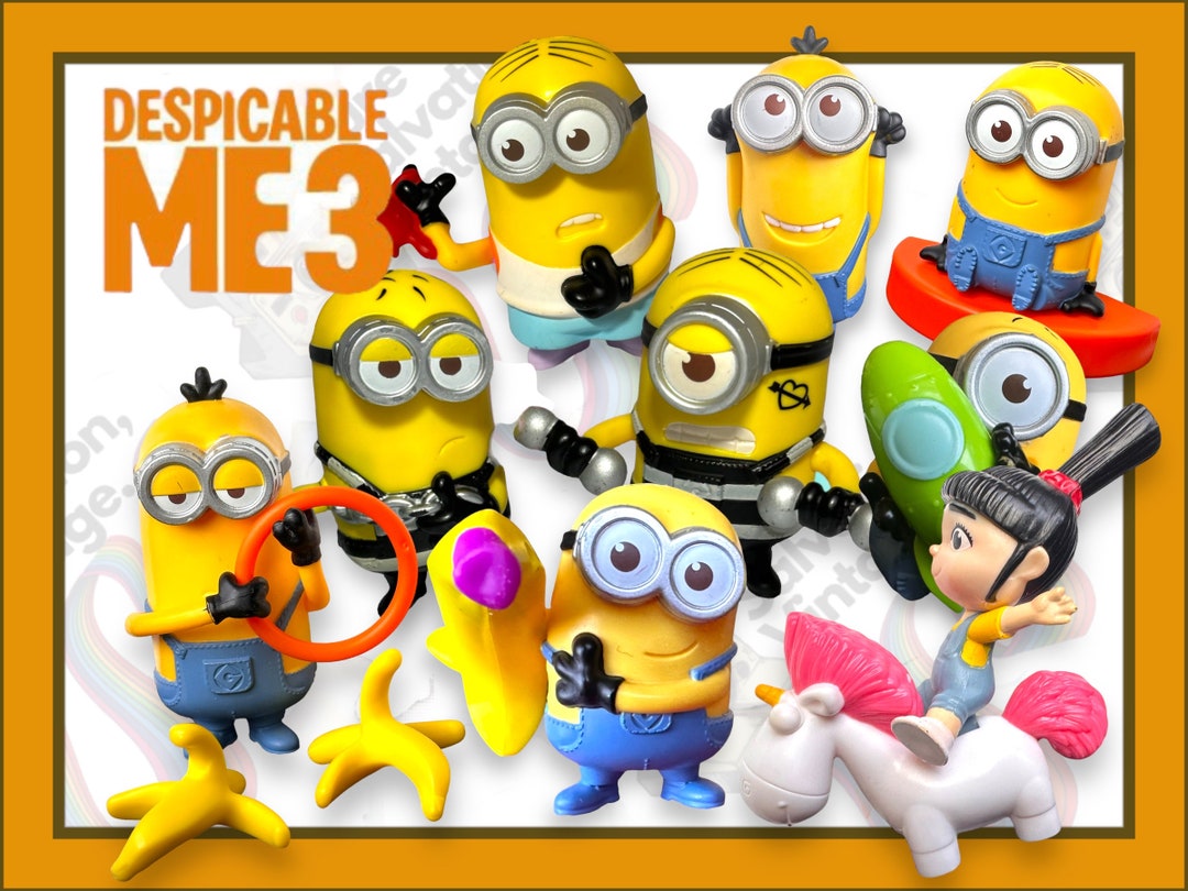 Mcdonalds, Despicable M3, Minions, Happy Meal Toys, Illumination