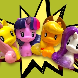 McDonalds Cutie Mark Crew 2018 My Little Pony Happy Meal Toys, Plastic Pony Figure - You Pick