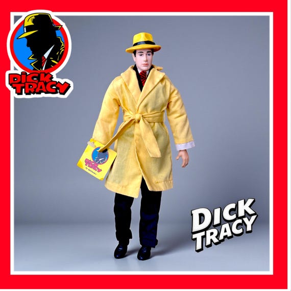 Vintage Dick Tracy Action Figure, 1990 Applause, 10 Inch, You Pick