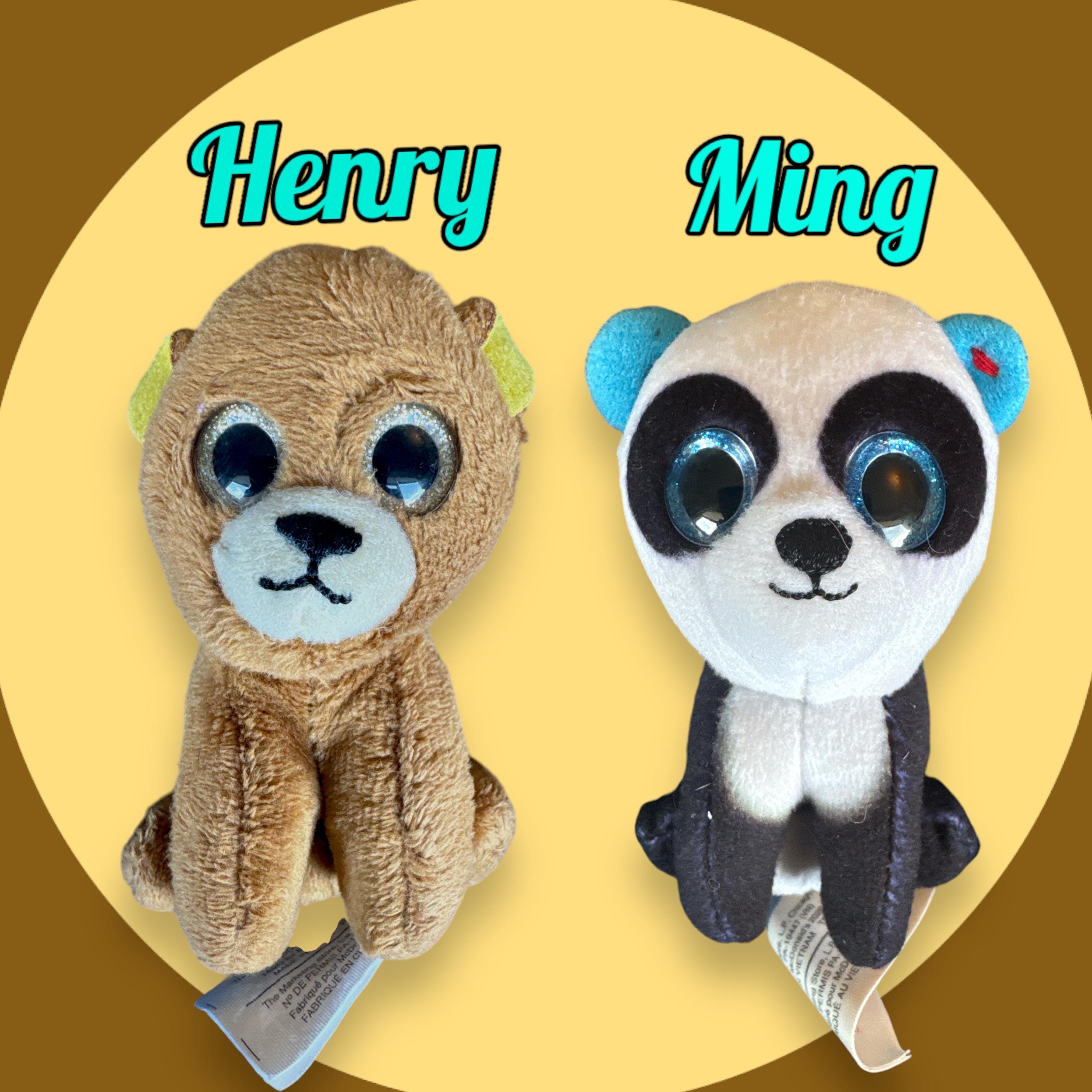 2021 TY Teenie Beanie Boos Exotic Animals Mcdonald's Happy Meal