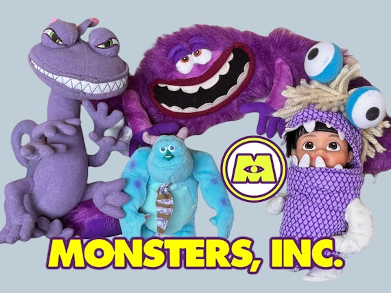 Vintage Monsters Inc. Plush Toys Disney Store Spin Master & Hasbro 2001 You  Pick - Etsy Israel