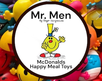 McDonalds, Mr Men, Happy Meal Toys Klasyczne figurki akcji z kreskówek - Ty wybierasz