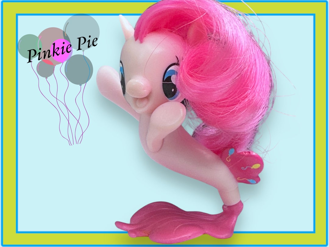Pinkie Pie, MLP, 2017, Sea Pony Collection, Brushable, Hasbro - Etsy