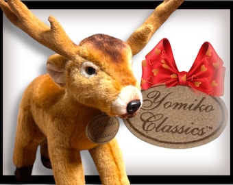 Yomiko Classics Deer Plush by Russ: Realistic Wildlife Toy, Soft Decor (10-14")
